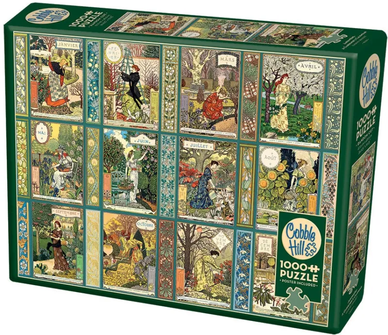 Cobble Hill - Jardiniere: A Gardener's Calendar - 1000 Piece Jigsaw Puzzle Discount
