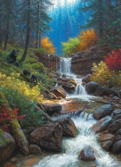 Cobble Hill - Mountain Cascade - 1000 Piece Jigsaw Puzzle Discount