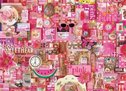 Cobble Hill - Pink - 1000 Piece Jigsaw Puzzle Hot