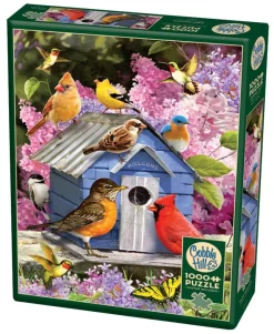 Cobble Hill - Spring Birdhouse - 1000 Piece Jigsaw Puzzle New