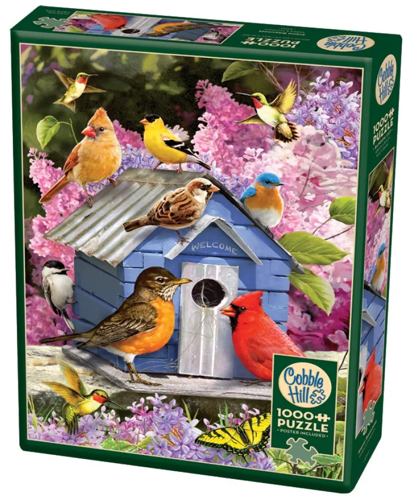 Cobble Hill - Spring Birdhouse - 1000 Piece Jigsaw Puzzle New
