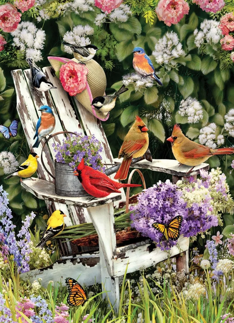 Cobble Hill - Summer Adirondack Birds - 1000 Piece Jigsaw Puzzle Sale