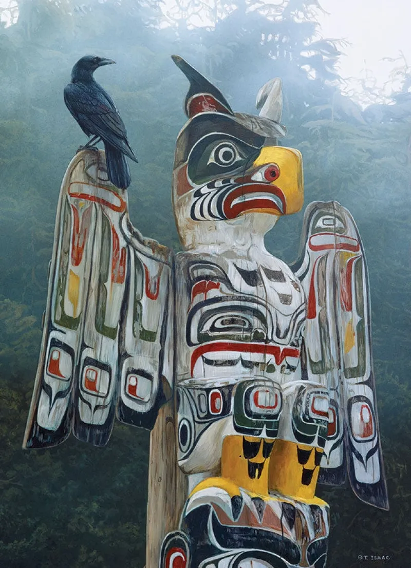 Cobble Hill - Totem Pole in the Mist - 1000 Piece Jigsaw Puzzle Best