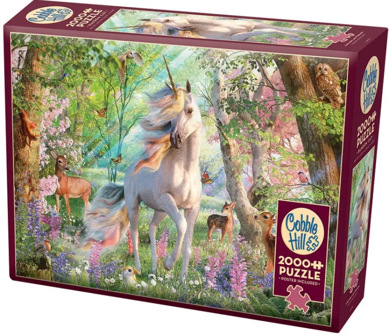 Cobble Hill - Unicorn and Friends - 2000 Piece Jigsaw Puzzle Outlet