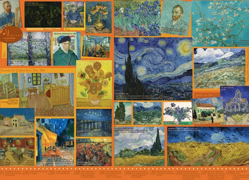 Cobble Hill - Van Gogh - 1000 Piece Jigsaw Puzzle New