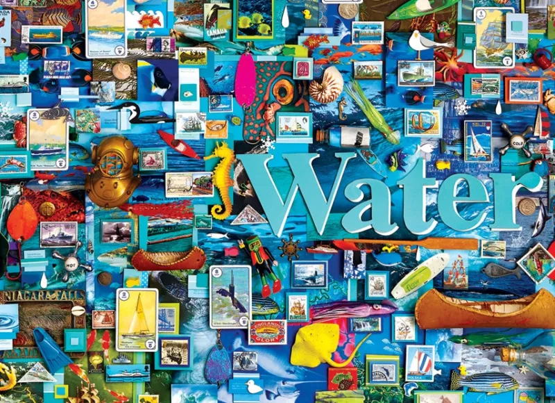 Cobble Hill - Water - 1000 Piece Jigsaw Puzzle Outlet