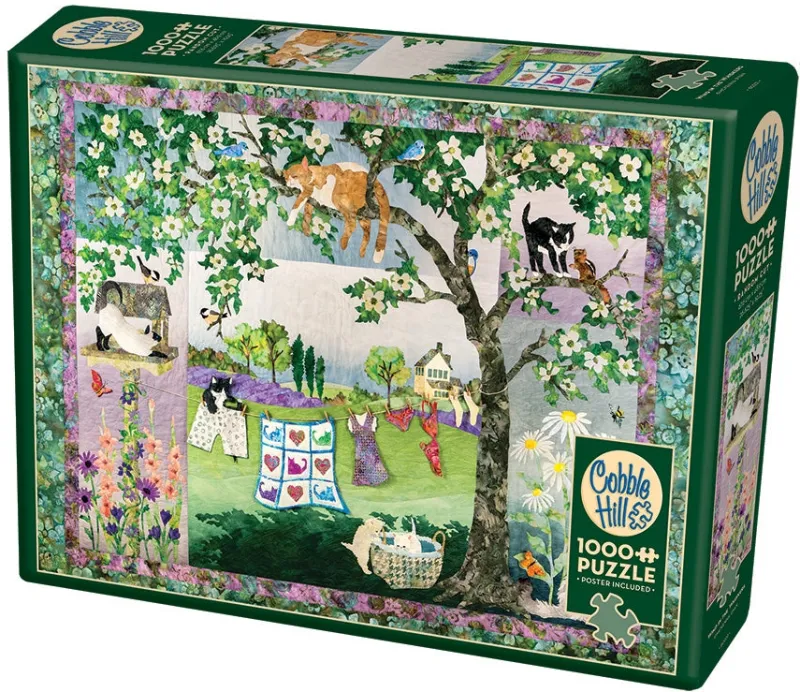 Cobble Hill - Wind in the Whiskers - 1000 Piece Jigsaw Puzzle Clearance
