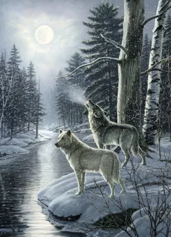 Cobble Hill - Wolves by Moonlight - 1000 Piece Jigsaw Puzzle Sale