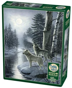 Cobble Hill - Wolves by Moonlight - 1000 Piece Jigsaw Puzzle Sale