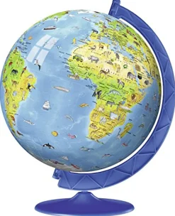 Ravensburger [Damaged Box] Children's World Globe - 180 Piece 3D Jigsaw Puzzle Online