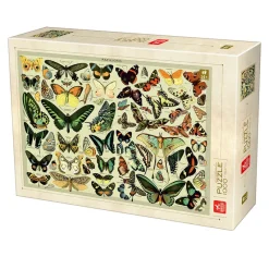 Deico Games Deico - Encyclopedia Butterflies - 1000 Piece Jigsaw Puzzle New