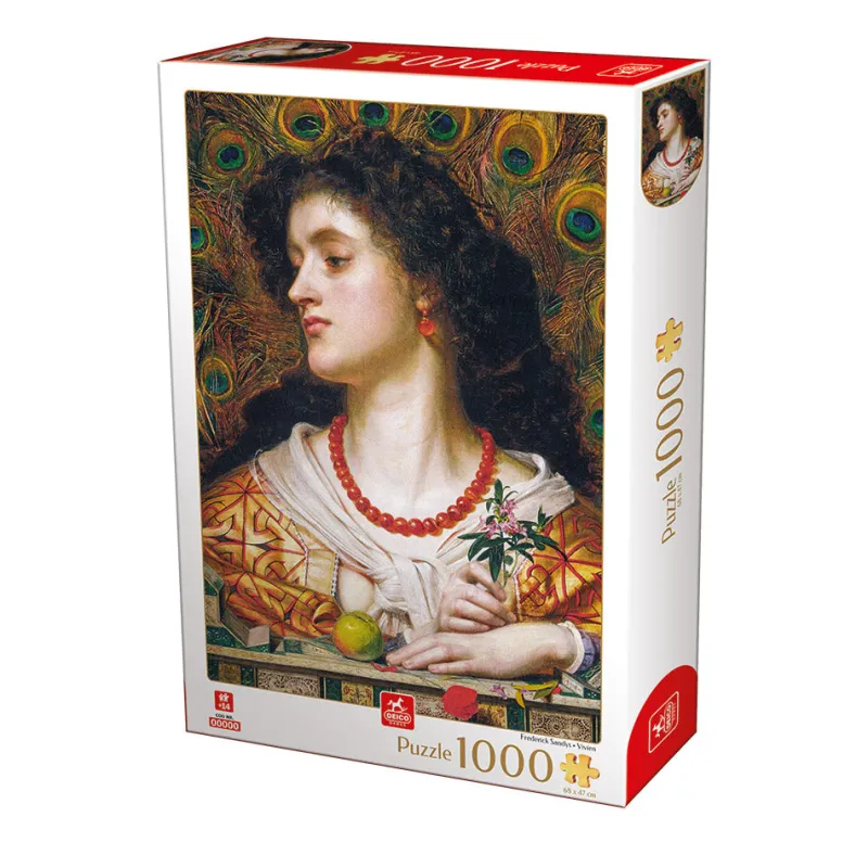 Deico Games Deico - Frederick Sandys - Vivien - 1000 Piece Jigsaw Puzzle Discount