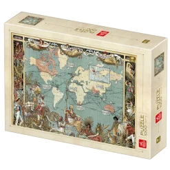 Dtoys Deico - Vintage Map - 1000 Piece Jigsaw Puzzle Best
