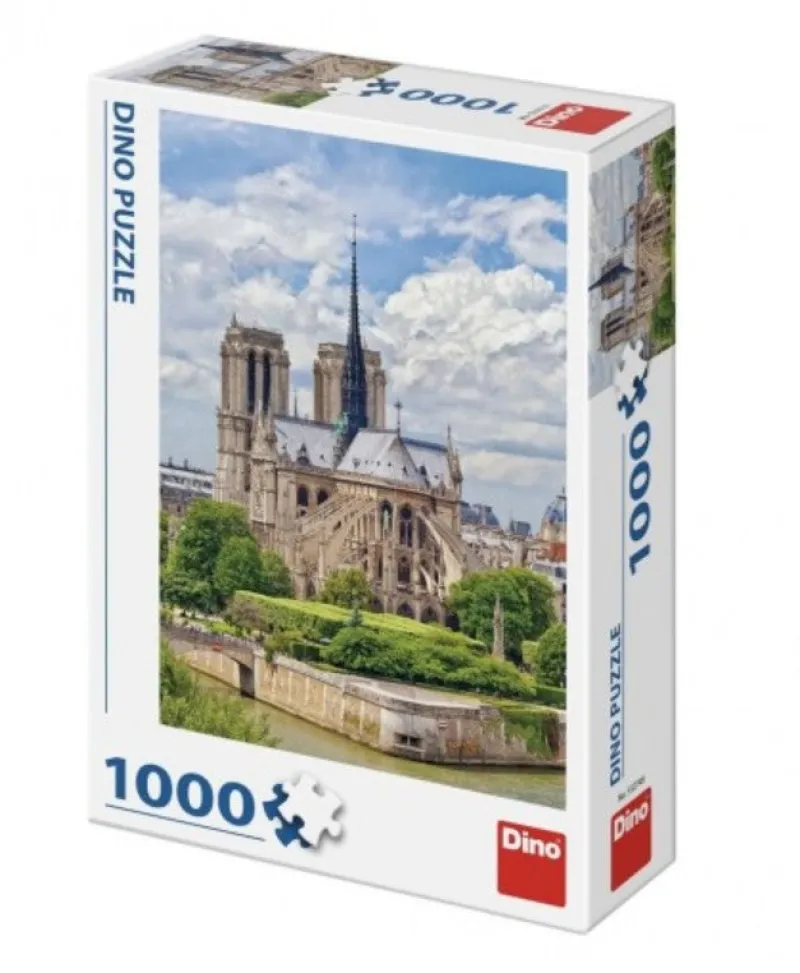 Dino - Cathédrale Notre-Dame de Paris - 1000 Piece Jigsaw Puzzle Online