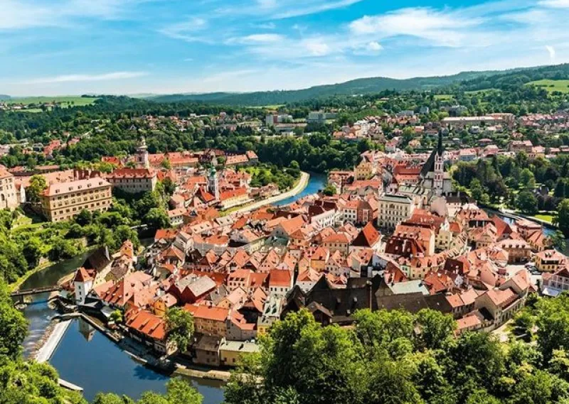 Dino - Cesky Krumlov, Czech Republic - 1000 Piece Jigsaw Puzzle New