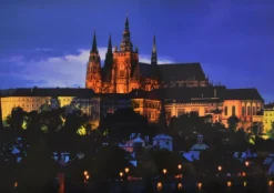 Dino - Neon Puzzle - Prague - 1000 Piece Jigsaw Puzzle Hot