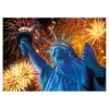Dino - Neon Puzzle - Statue of Liberty - 1000 Piece Jigsaw Puzzle Online