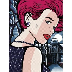 Dino - Pop Art - Mysterious Woman - 1000 Piece Jigsaw Puzzle Fashion