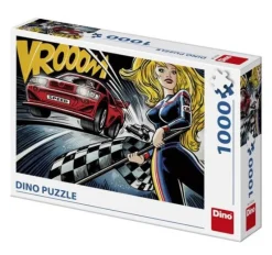 Dino - Pop Art - Race - 1000 Piece Jigsaw Puzzle Discount
