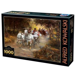 Dtoys - Alfred Wierusz-Kowalski - Country Wedding - 1000 Piece Jigsaw Puzzle Outlet