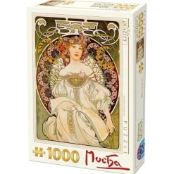 Dtoys - Alphonse Mucha : Daydream - 1000 Piece Jigsaw Puzzle Fashion