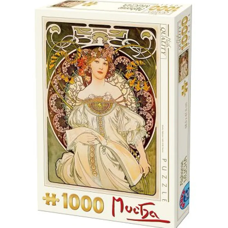 Dtoys - Alphonse Mucha : Daydream - 1000 Piece Jigsaw Puzzle Fashion