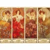 Dtoys - Alphonse Mucha : Precious Stones - 1000 Piece Jigsaw Puzzle Online