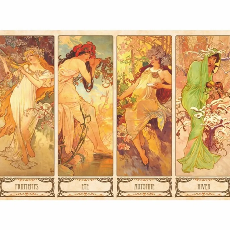 Dtoys - Alphonse Mucha : Seasons - 1000 Piece Jigsaw Puzzle Best