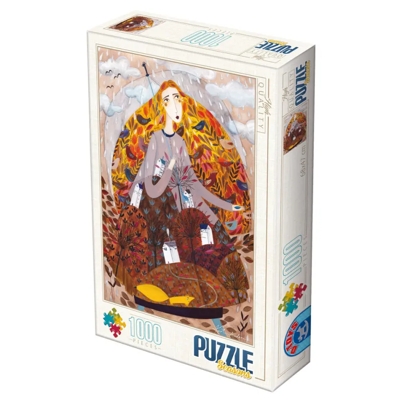 Dtoys - Andrea Kürti - Autumn - 1000 Piece Jigsaw Puzzle New