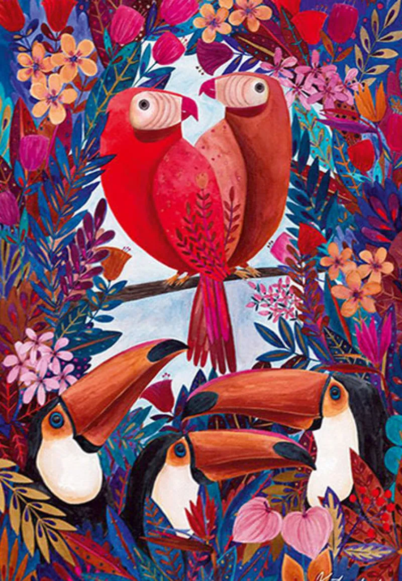 Dtoys - Andrea Kürti: Tropical - 1000 Piece Jigsaw Puzzle Hot