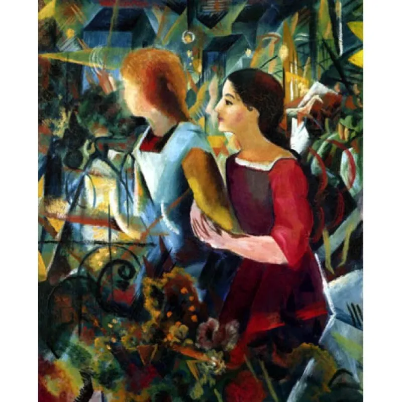 Dtoys - August Macke: Two Girls - 1000 Piece Jigsaw Puzzle Best