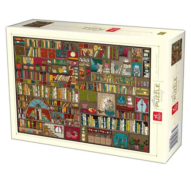 Deico Games Dtoys - Bookshelf - 1000 Piece Jigsaw Puzzle Fashion