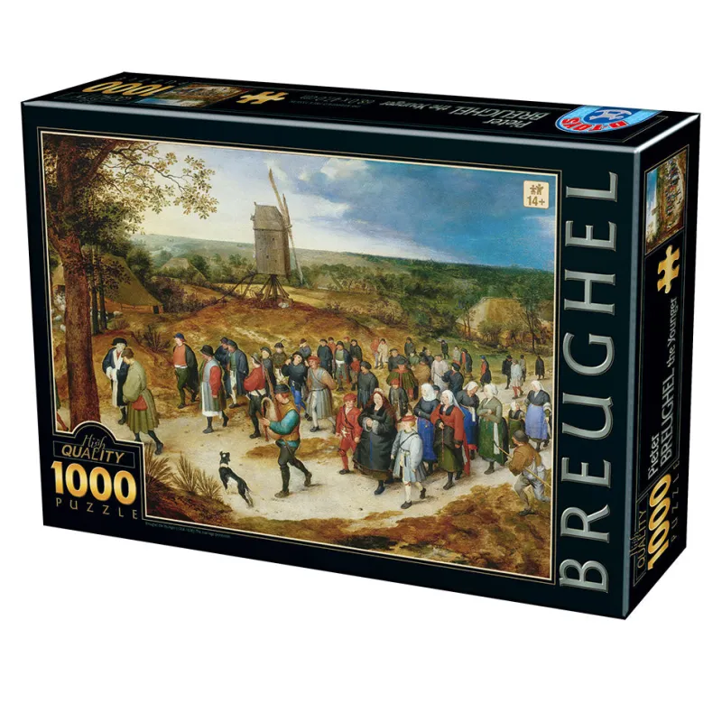 Dtoys - Brueghel the Younger - The Marriage Procession - 1000 Piece Jigsaw Puzzle Best