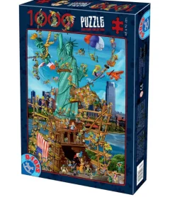 Dtoys - Cartoon Collection - New York - 1000 Piece Jigsaw Puzzle Discount