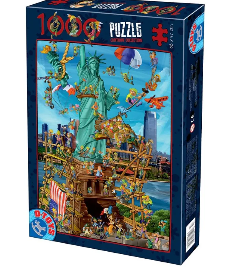 Dtoys - Cartoon Collection - New York - 1000 Piece Jigsaw Puzzle Discount