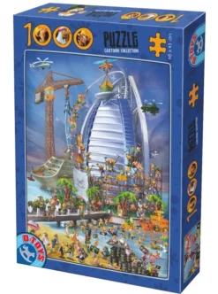 Dtoys - Cartoon Collection Burj Al Arab - 1000 Piece Jigsaw Puzzle Hot
