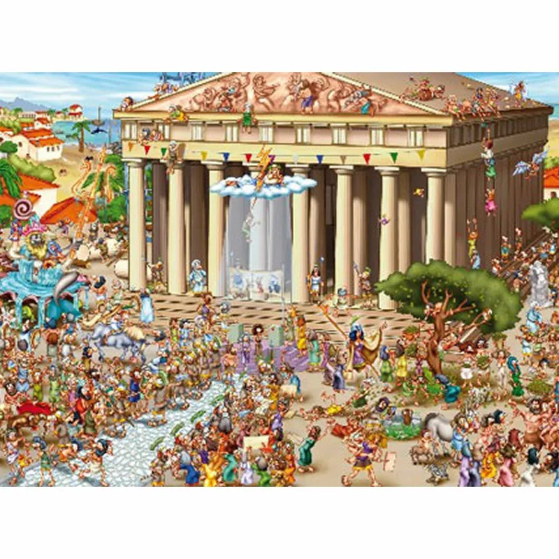 Dtoys - Cartoon Collection : Acropolis - 1000 Piece Jigsaw Puzzle Clearance