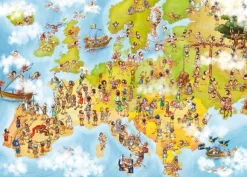 Deico Games Dtoys - Cartoon Collection - Map of Europe - 1000 Piece Jigsaw Puzzle Fashion