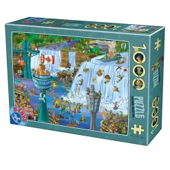 Dtoys - Cartoon Collection - Niagara Falls - 1000 Piece Jigsaw Puzzle Outlet