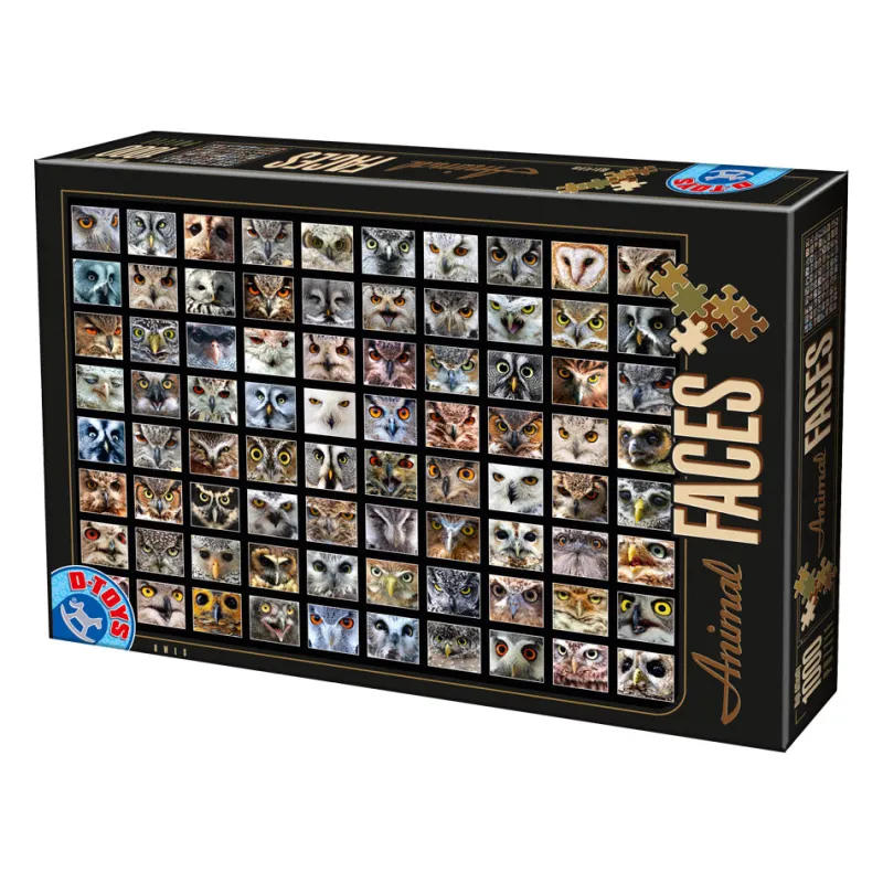 Dtoys - Collage - Owls - 1000 Piece Jigsaw Puzzle Fashion