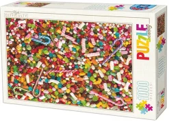 Dtoys - High Difficulty - Food Sweets - 1000 Piece Jigsaw Puzzle New