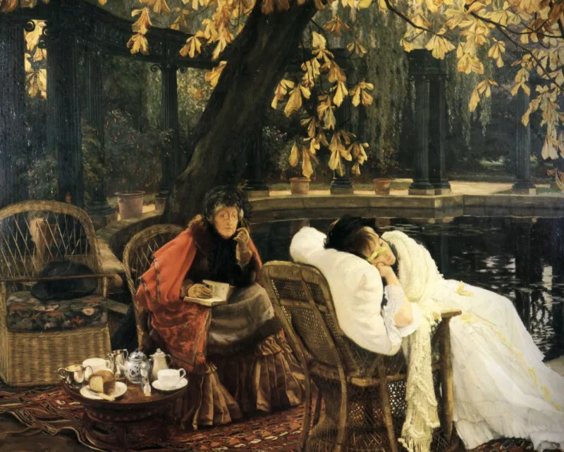 Dtoys - James Tissot: A Convalescent - 1000 Piece Jigsaw Puzzle Fashion
