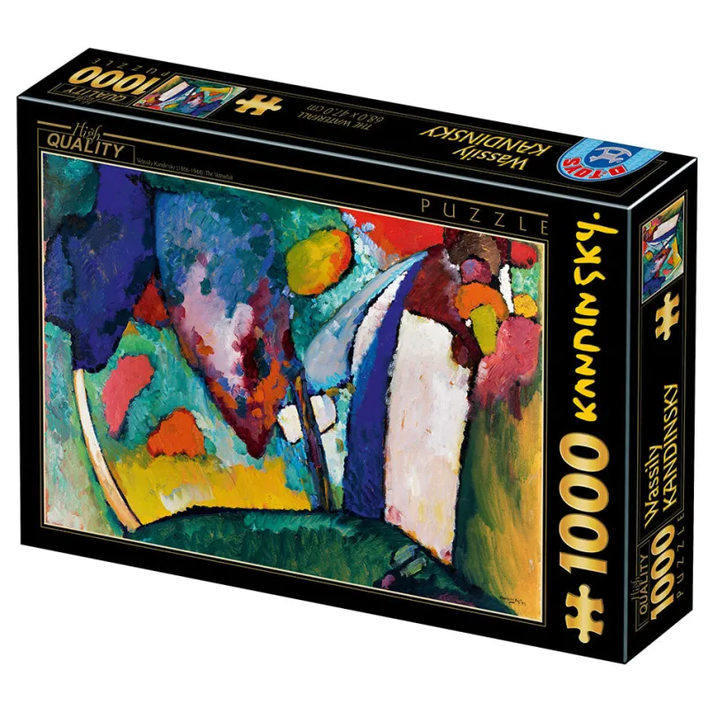 Dtoys - Kandinsky Vassily - The Waterfall - 1000 Piece Jigsaw Puzzle Discount