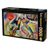 Dtoys - Kandinsky Vassily: Painting with Red Spot - 1000 Piece Jigsaw Puzzle Online