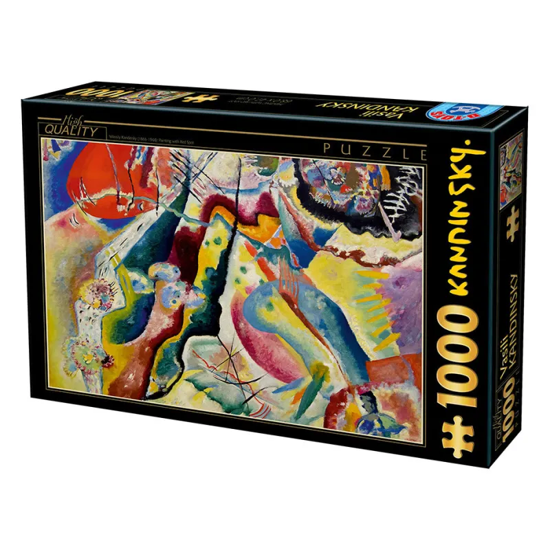 Dtoys - Kandinsky Vassily: Painting with Red Spot - 1000 Piece Jigsaw Puzzle Online