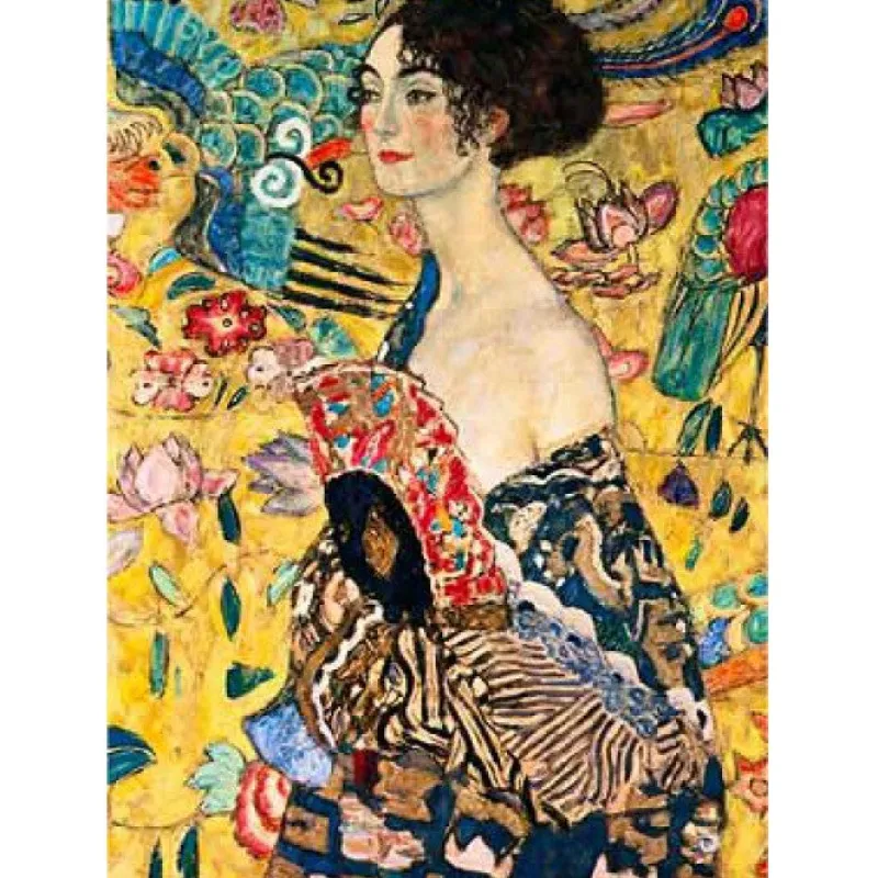 Dtoys - Klimt : Woman with Fan - 1000 Piece Jigsaw Puzzle Sale