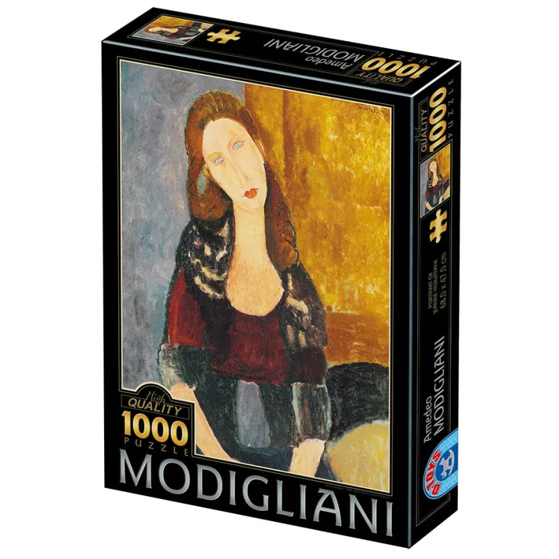 Dtoys - Modigliani Amedeo : Portrait of Jeanne Hébuterne - 1000 Piece Jigsaw Puzzle New