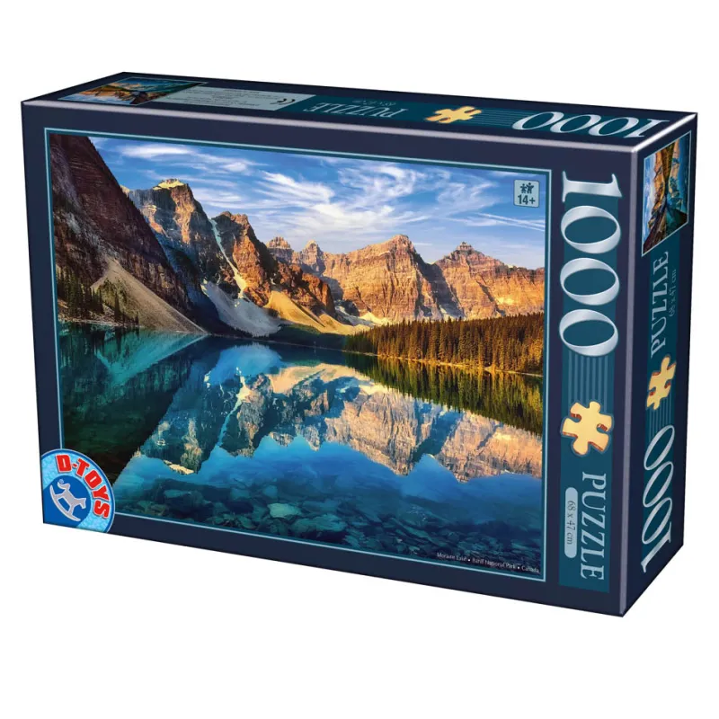 Dtoys - Moraine Lake, Canada - 1000 Piece Jigsaw Puzzle Online