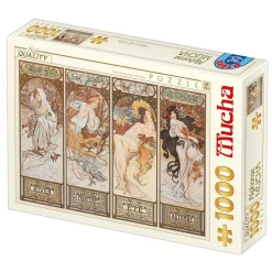 Dtoys - Mucha Alfons - Seasons - 1000 Piece Jigsaw Puzzle New