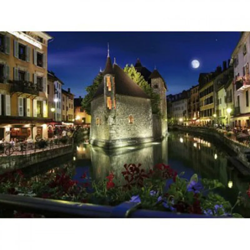 Dtoys - Nocturnal Landscapes : Annecy, France - 1000 Piece Jigsaw Puzzle Outlet